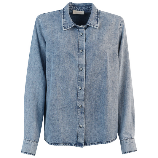 MARCH23 - BLOES - MY_BLOUSE JAIPUR - LIGHT DENIM Modehuis-Nederland