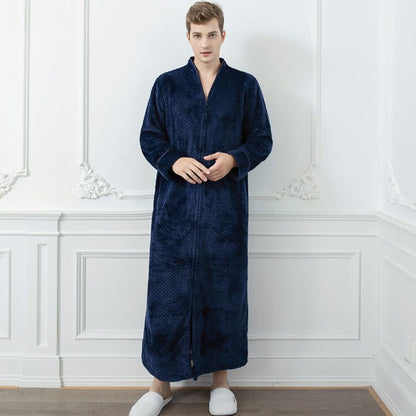 Extra Lange Unisex Badjas van Coral Fleece - Warm en Comfortabel - Andy Modehuis-Nederland