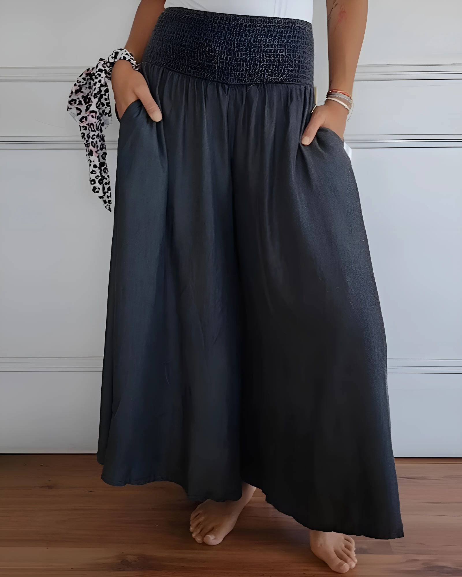 Liva | Broekrok met stretch en hoge taille Modehuis-Nederland