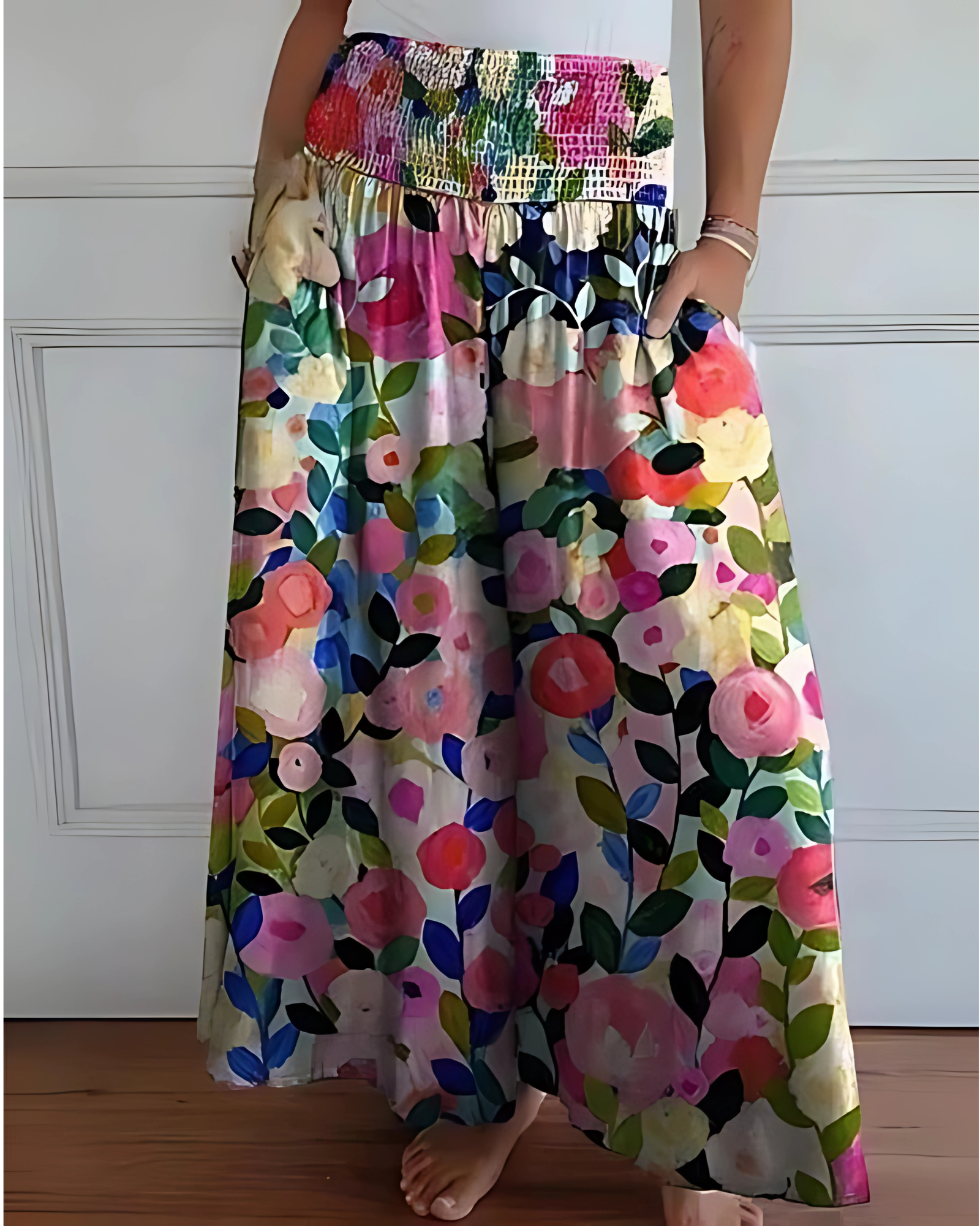 Liva | Broekrok met stretch en hoge taille Modehuis-Nederland