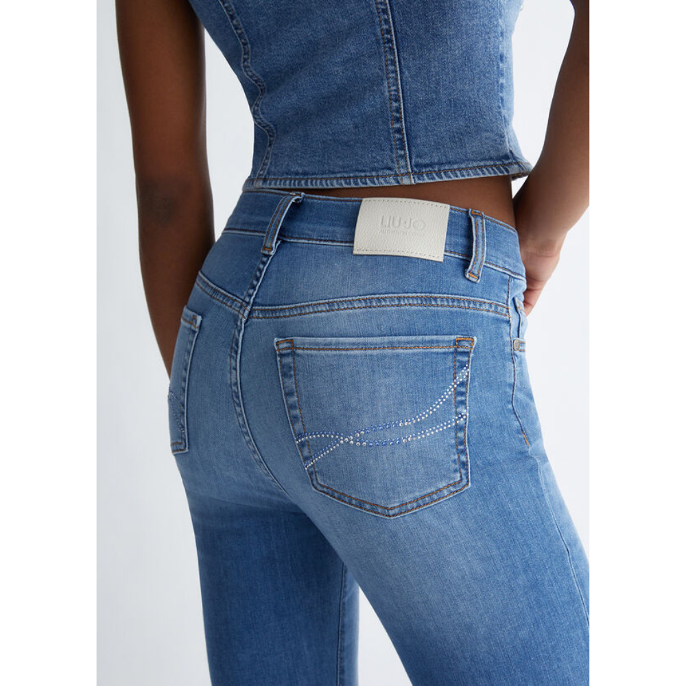 LIU JO - AUTHENTIC SKINNY JEANS H.W. - DEN BLUE MD. INNOVATI Modehuis-Nederland
