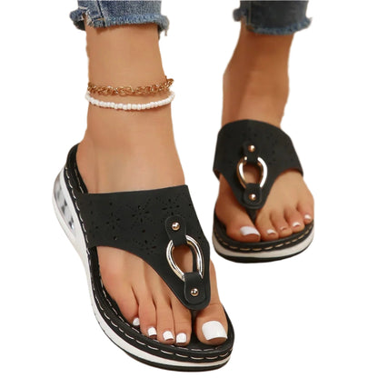 Janine - Orthopedische Slippers met Gesp – Zomer Modehuis-Nederland
