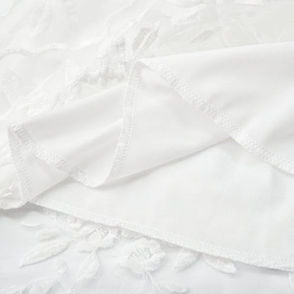 Nadine - Cocktailjurk Bloemen Borduren Mesh Kant Modehuis-Nederland