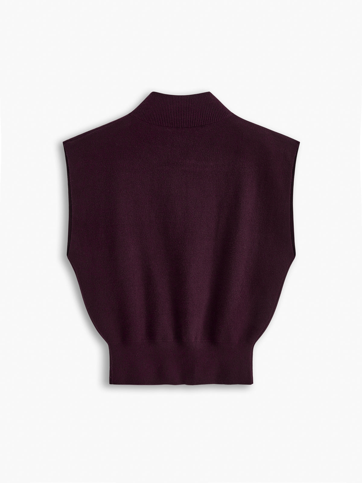 Leisurely Solid Pullover Sweater Vest Modehuis-Nederland