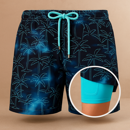 Roel | Tropische badmode shorts voor heren Modehuis-Nederland