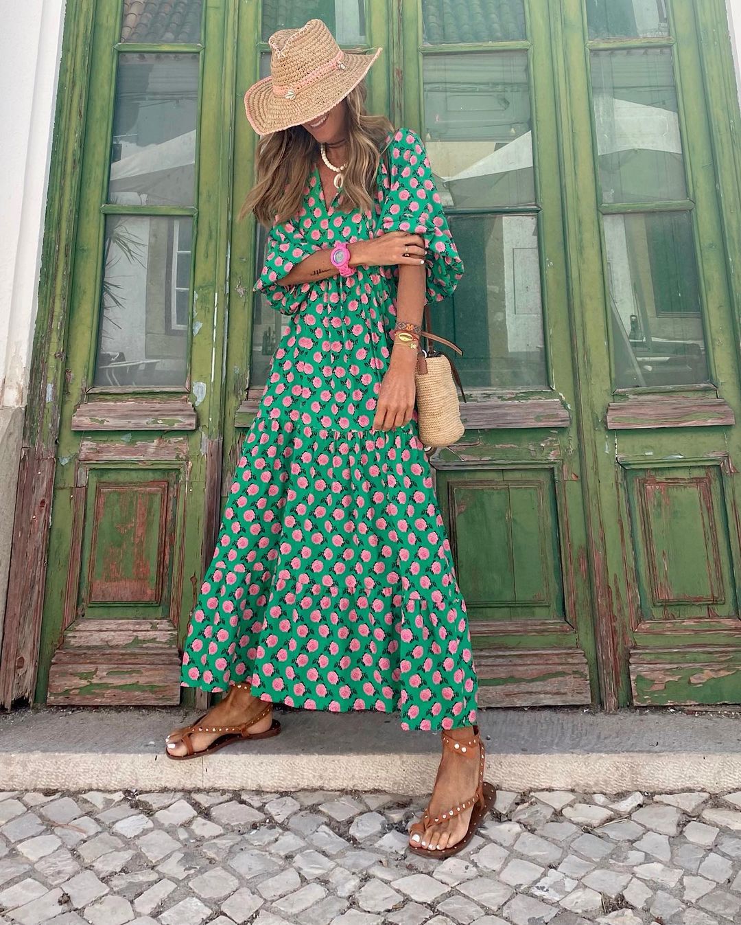 Annelijn | Boho Maxi Dress Modehuis-Nederland