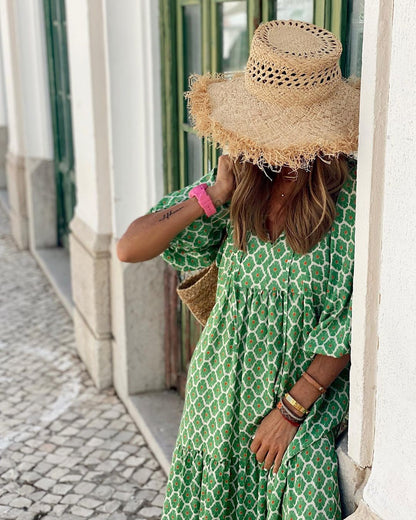 Annelijn | Boho Maxi Dress Modehuis-Nederland