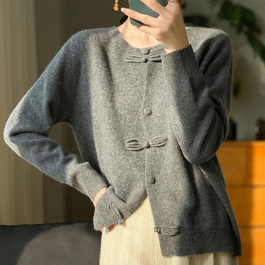 BELLA™ - Chic Bow Cardigan Modehuis-Nederland