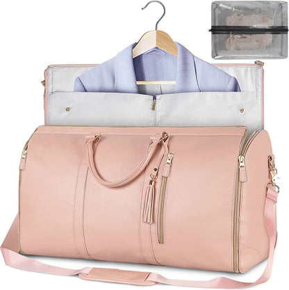 Vintage-Style Weekend Bag| Leren Handvatten & Ritssluiting Modehuis-Nederland