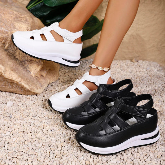 Valeria™ | Comfortabele sandalen met klittenbandsluiting Modehuis-Nederland
