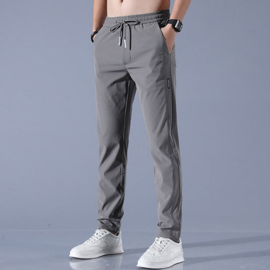 Men’s Jogger Trousers - Slim Tapered Fit - Elastic Waistband with Drawstring - Breathable Modehuis-Nederland