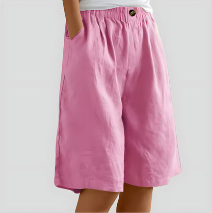 Laya | Wijde stretchshort met comfortband Modehuis-Nederland