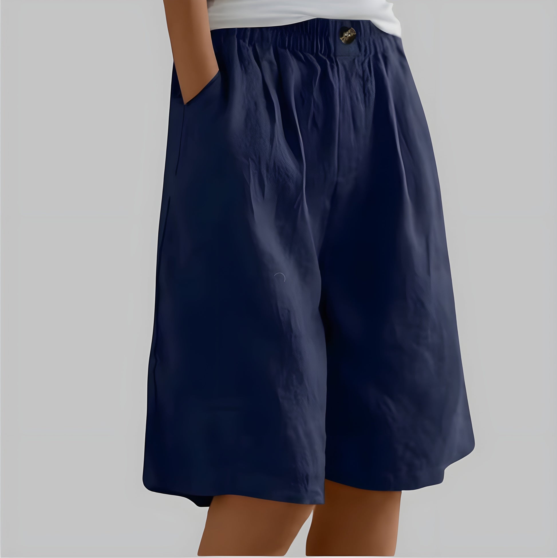 Laya | Wijde stretchshort met comfortband Modehuis-Nederland