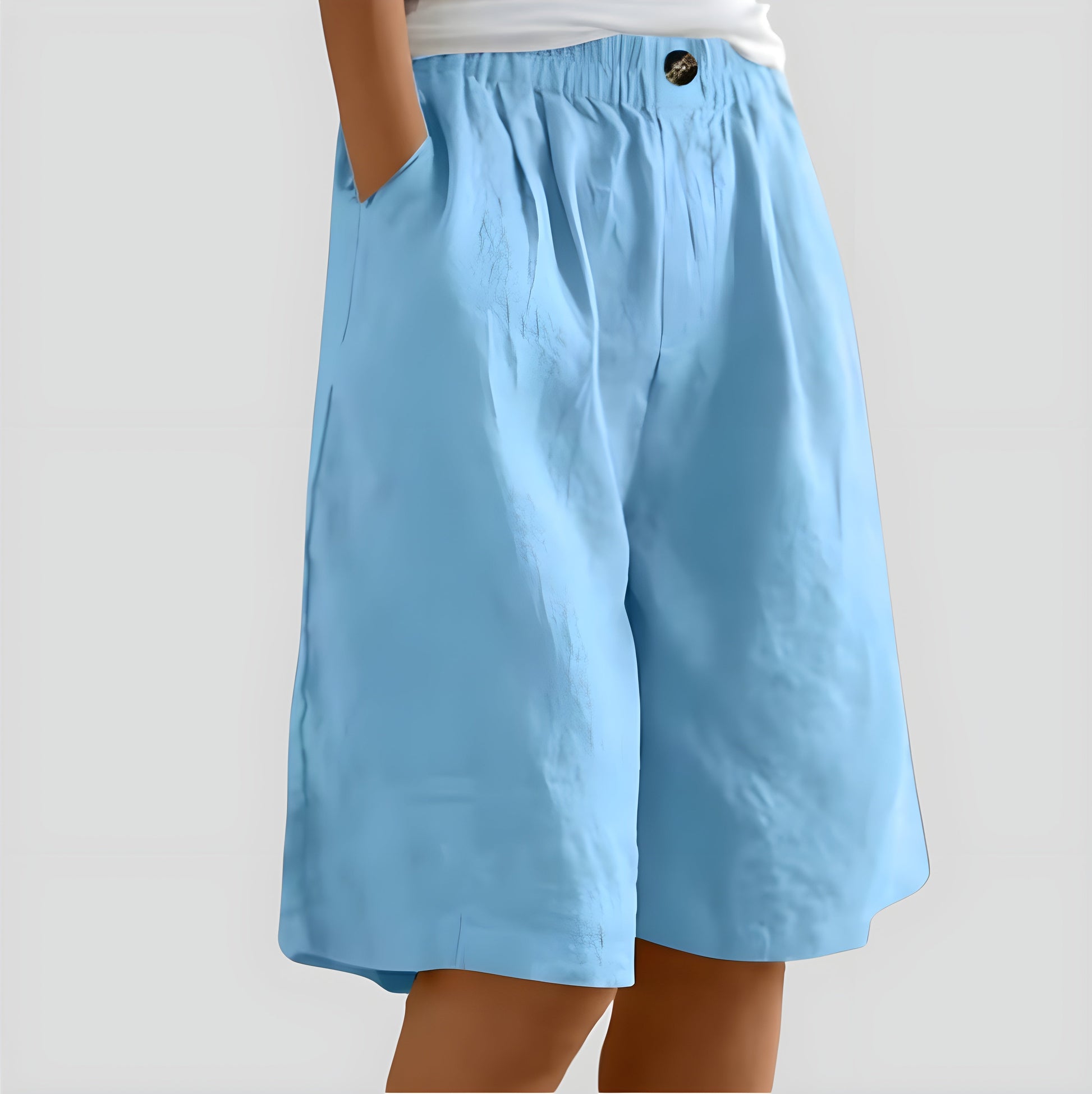 Laya | Wijde stretchshort met comfortband Modehuis-Nederland