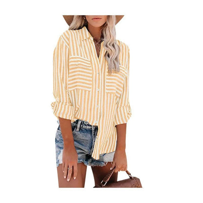 Luchtige zomerse blouse met kreukvrije stof – Alina Modehuis-Nederland