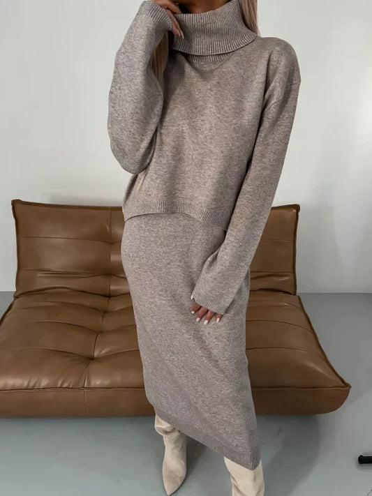 Solange™ - Jurk met bijpassende coltrui Modehuis-Nederland