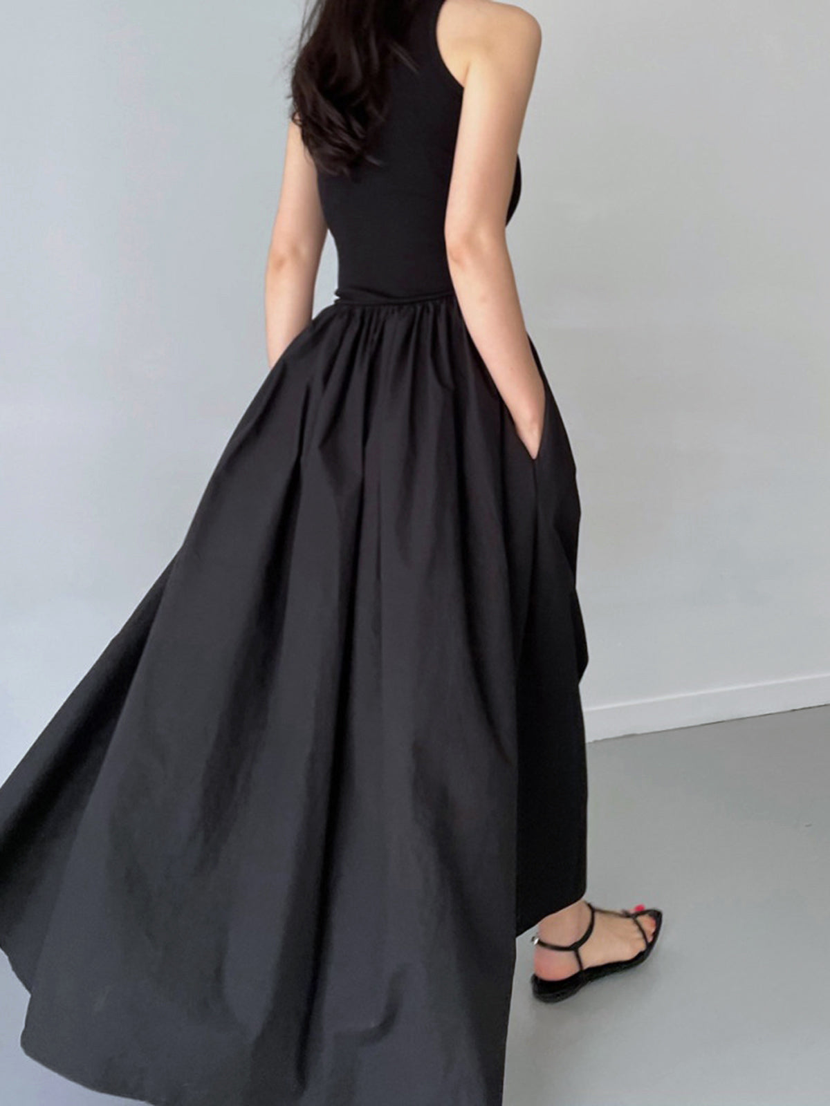 Leisure Crew Neck Long Dress Modehuis-Nederland