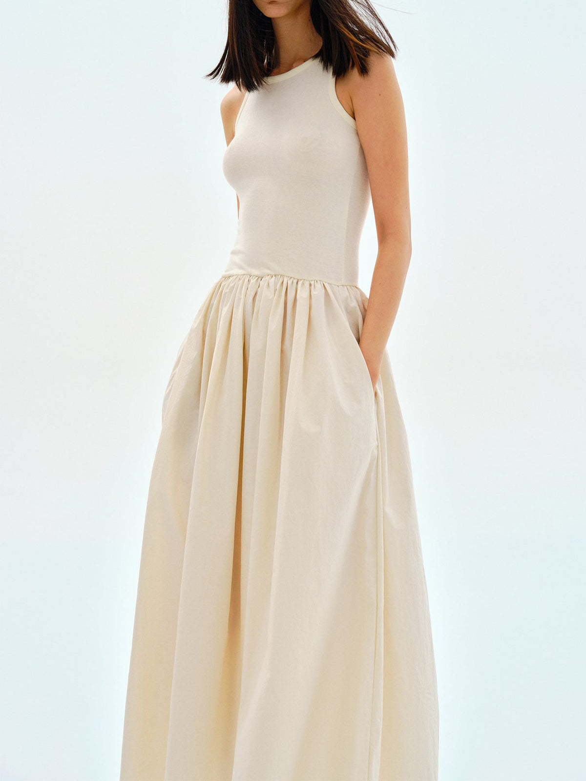 Leisure Crew Neck Long Dress Modehuis-Nederland