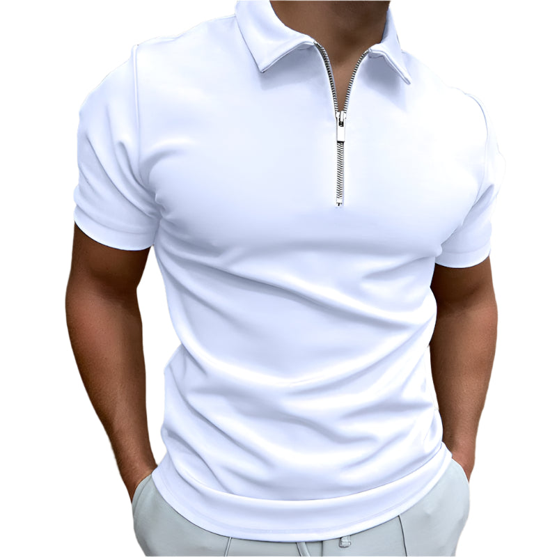 Premium Men's Zip-Up Polo Modehuis-Nederland