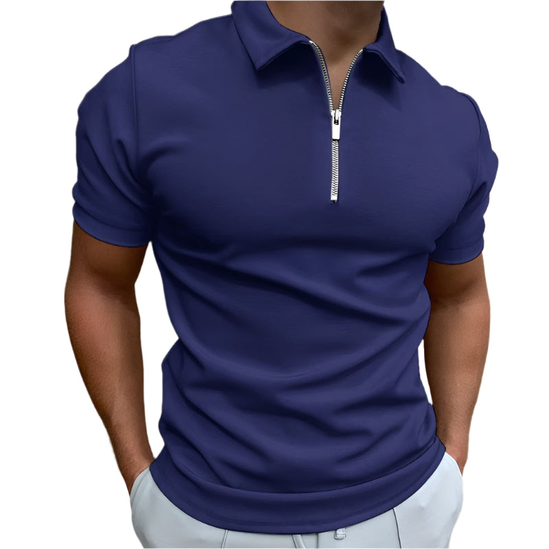 Premium Men's Zip-Up Polo Modehuis-Nederland