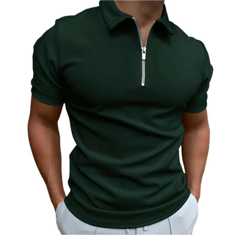 Premium Men's Zip-Up Polo Modehuis-Nederland