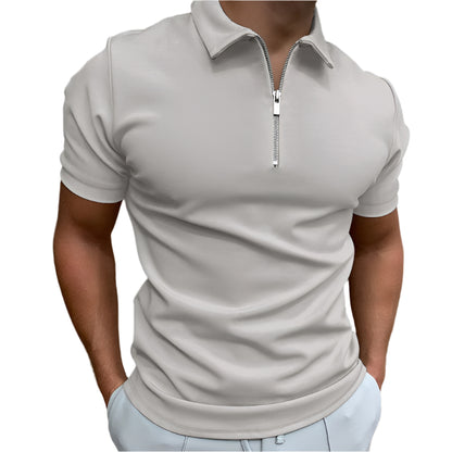 Premium Men's Zip-Up Polo Modehuis-Nederland