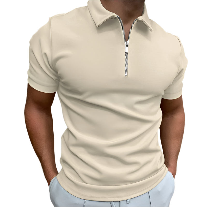 Premium Men's Zip-Up Polo Modehuis-Nederland