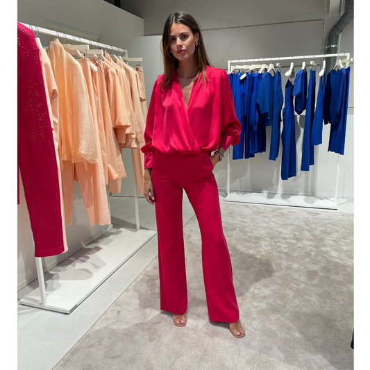 OSCAR THE COLLECTION - BLOES - HOLLOW TOP - RASPBERRY Modehuis-Nederland