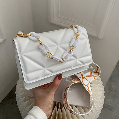 Ursaline | Crossbodytas | Kettingdetail & Verstelbare Band Modehuis-Nederland