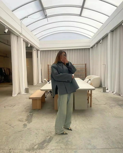Oversized Blazer met een Twist Modehuis-Nederland