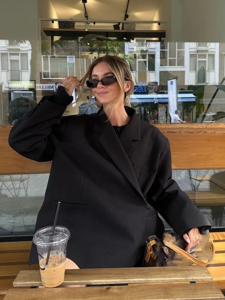 Oversized Blazer met een Twist Modehuis-Nederland