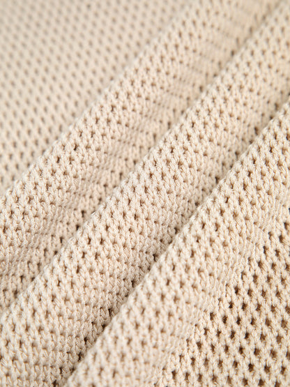 Knit Hollow Solid Tank Top Modehuis-Nederland