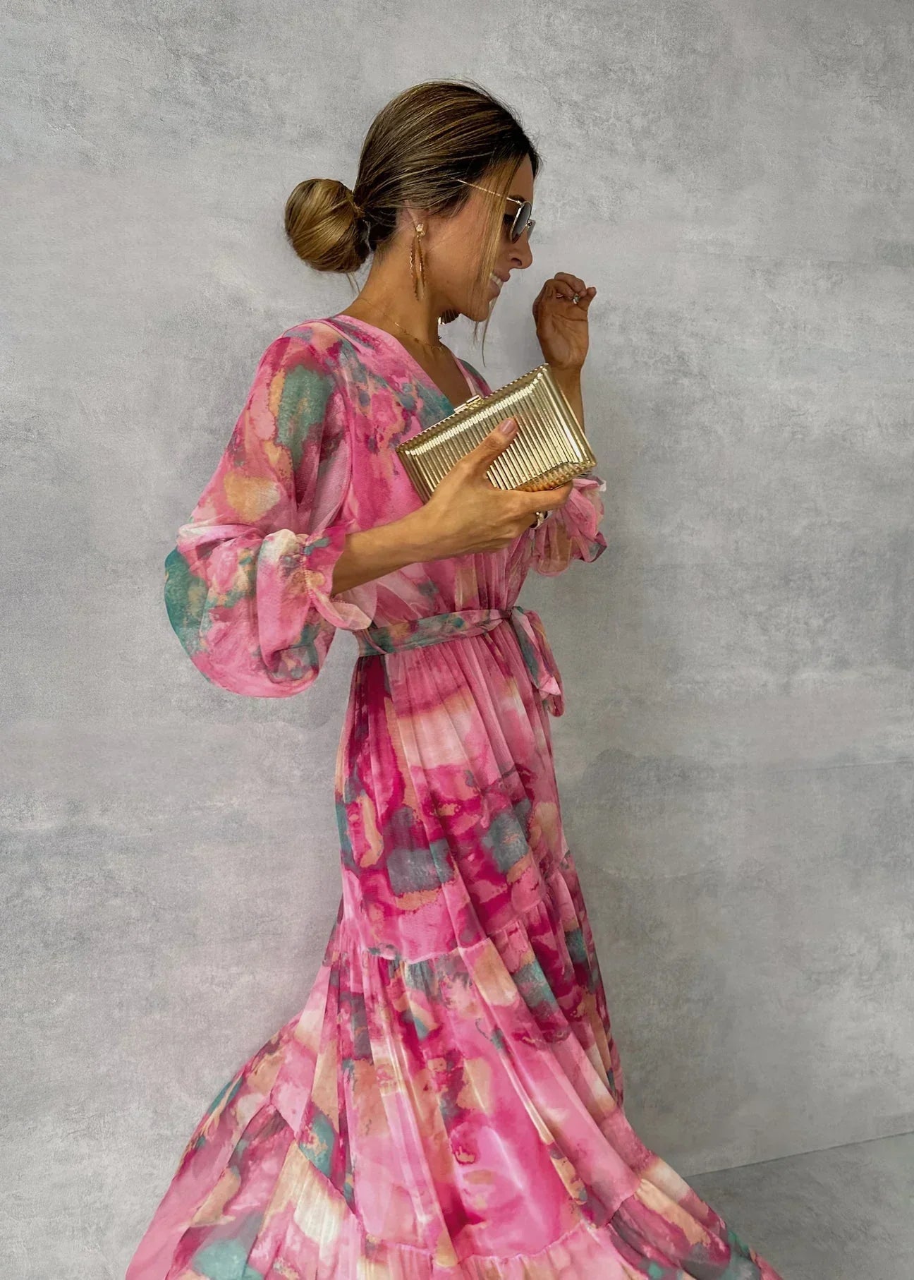 Women's Long Sleeve Summer Dress - Modern Fashion Casual Wear Modehuis-Nederland