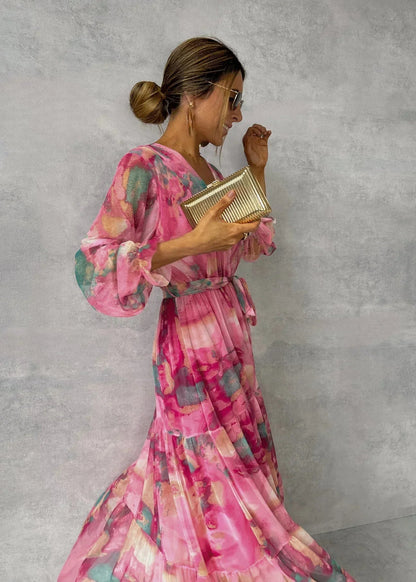 Women's Long Sleeve Summer Dress - Modern Fashion Casual Wear Modehuis-Nederland