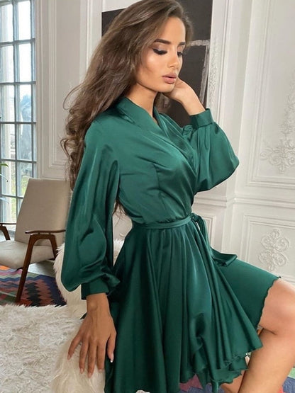 MegansDress I Satijnen Jurk Voor Dames Modehuis-Nederland