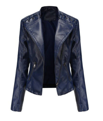 Dames faux leren bikerjack voor een gedurfde look – Roxanne Modehuis-Nederland