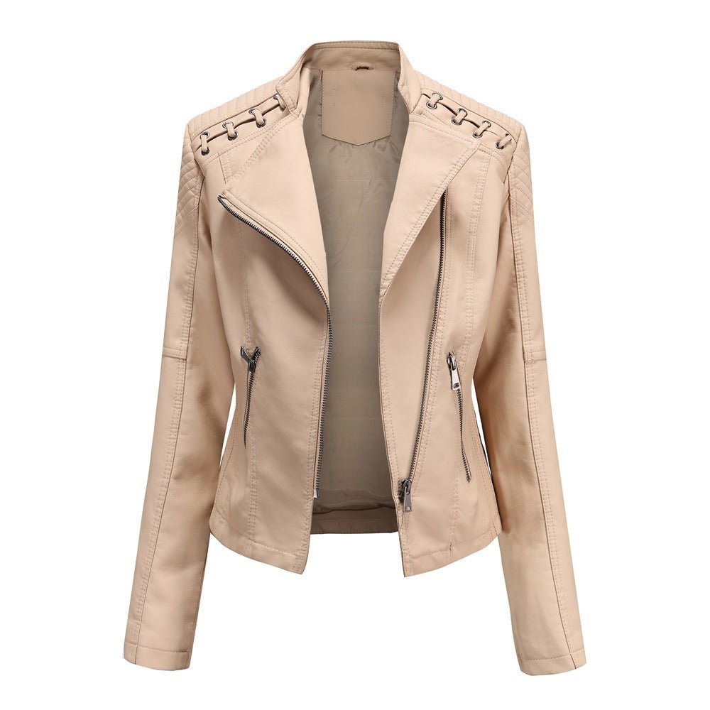 Dames faux leren bikerjack voor een gedurfde look – Roxanne Modehuis-Nederland