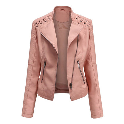 Dames faux leren bikerjack voor een gedurfde look – Roxanne Modehuis-Nederland