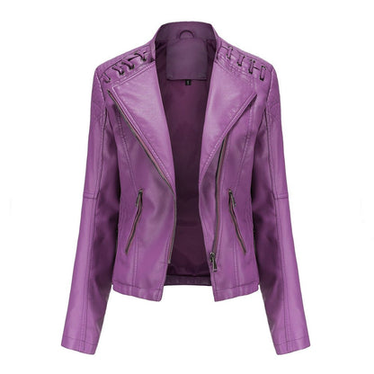Dames faux leren bikerjack voor een gedurfde look – Roxanne Modehuis-Nederland