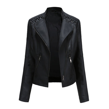 Dames faux leren bikerjack voor een gedurfde look – Roxanne Modehuis-Nederland