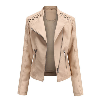 Dames faux leren bikerjack voor een gedurfde look – Roxanne Modehuis-Nederland
