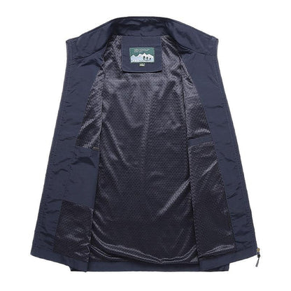Short-sleeve cardigan vest for men Modehuis-Nederland