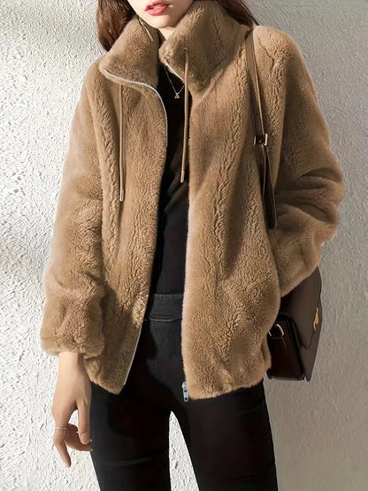 Damen Modischer Teddy Mantel | Warme Modehuis-Nederland