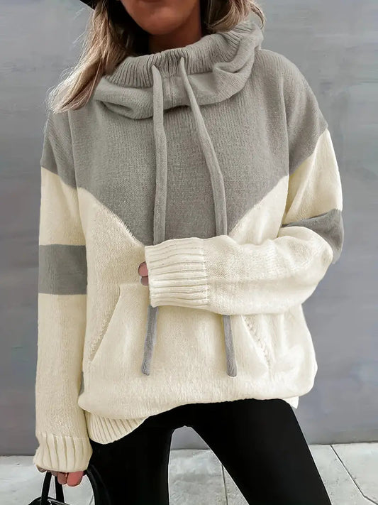 RÍONA™ - Dual-Tone Cosy Hoodie Modehuis-Nederland