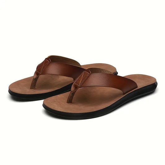Bert - Orthopedische Leren Slippers Modehuis-Nederland