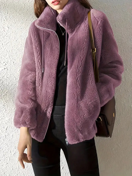 Damen Modischer Teddy Mantel | Warme Modehuis-Nederland