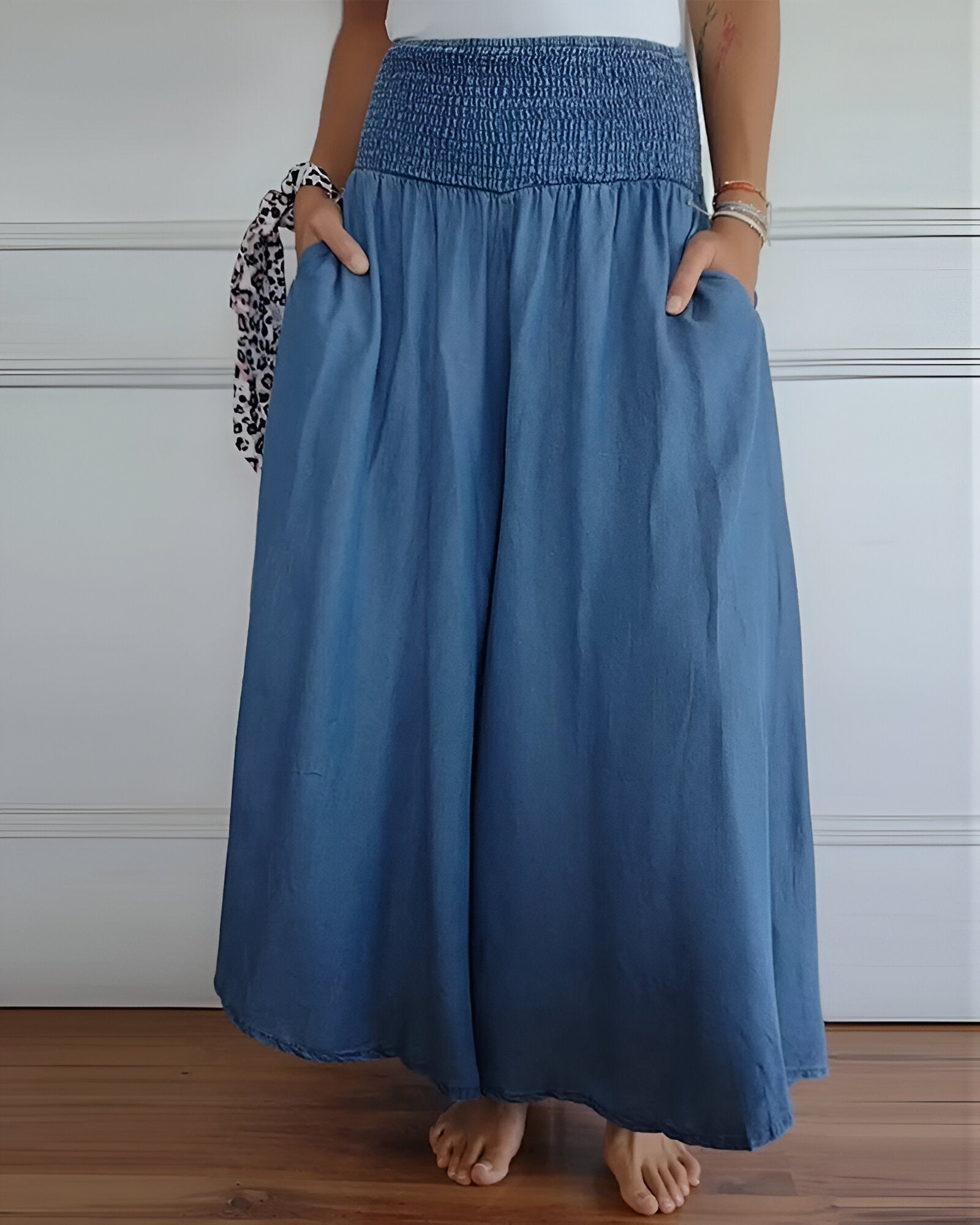Liva | Broekrok met stretch en hoge taille Modehuis-Nederland