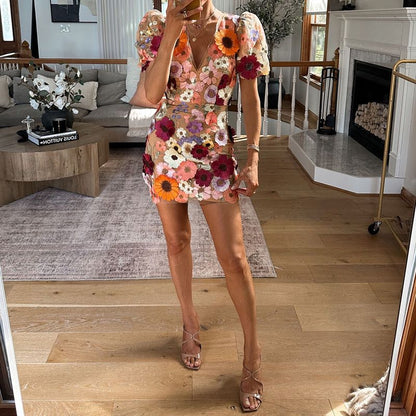 Tindra | Floral Mini Dress Modehuis-Nederland