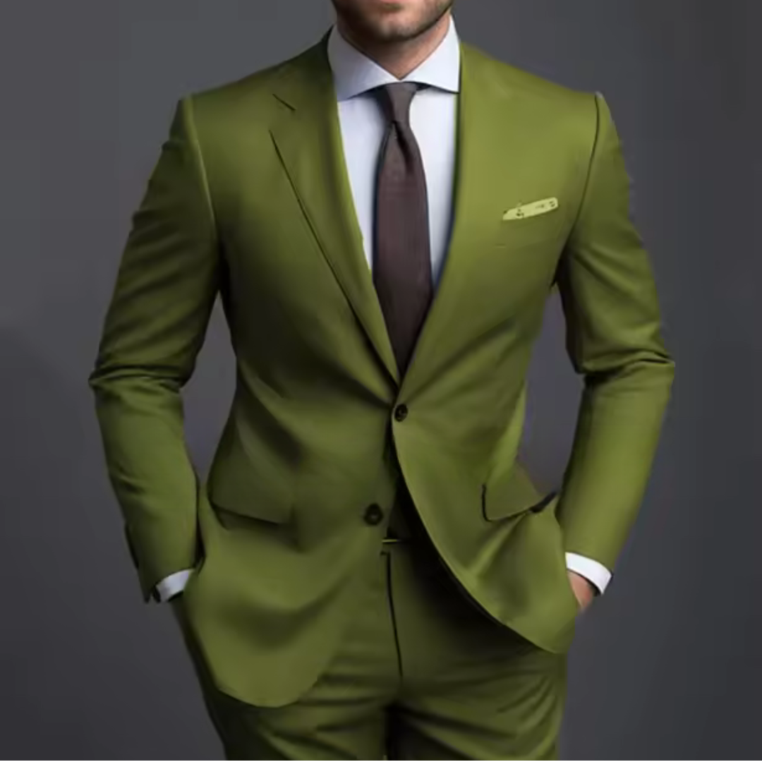 Rogier | Heren tweedelig pak met getailleerde blazer en bijpassende pantalon Modehuis-Nederland