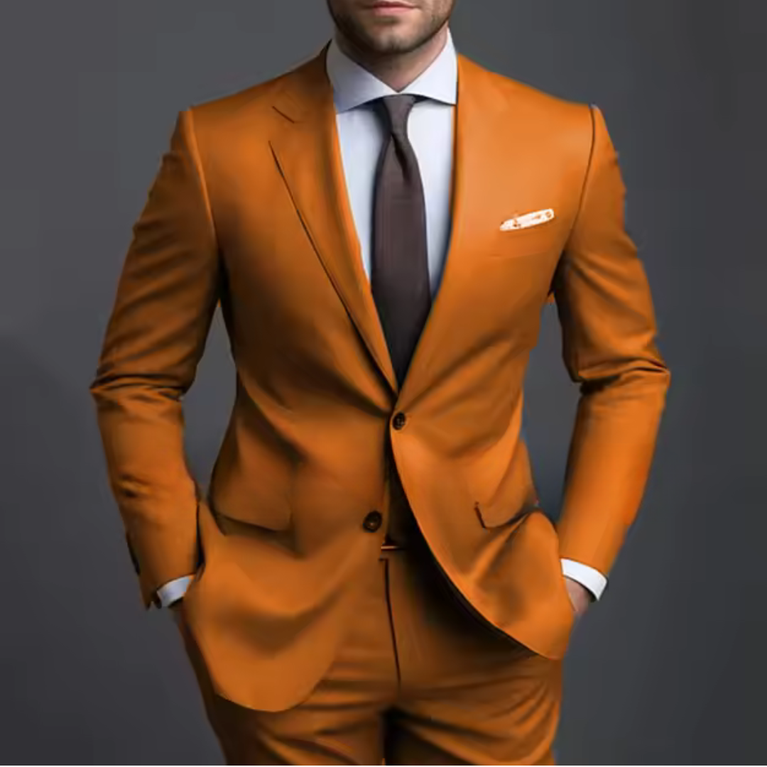 Rogier | Heren tweedelig pak met getailleerde blazer en bijpassende pantalon Modehuis-Nederland
